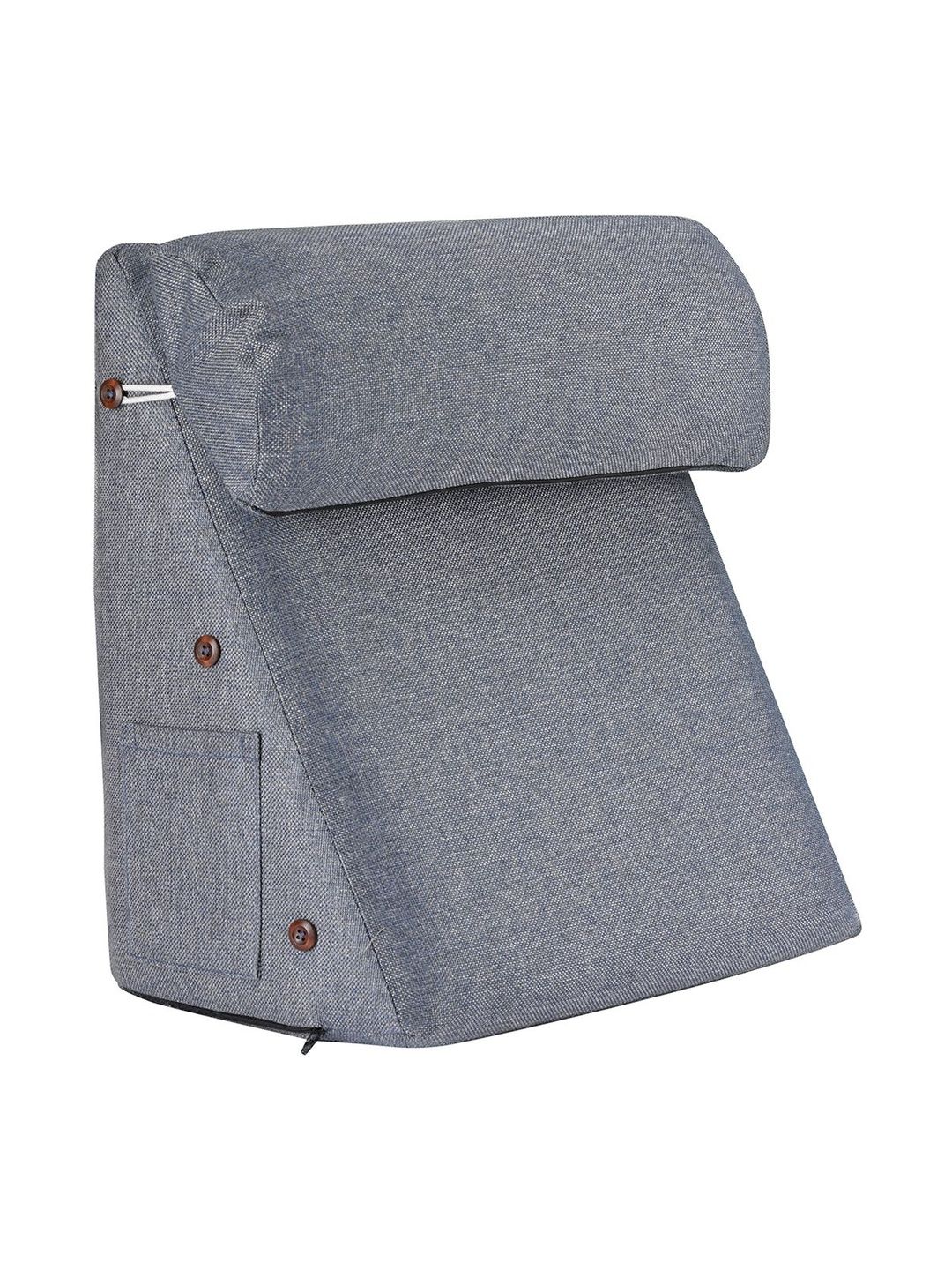 wakefit Blue Memory Foam Filled Polyester Pillow-image-27