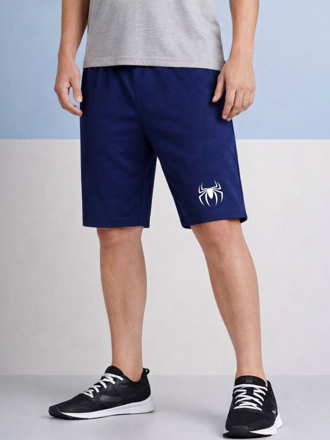 Moda Rapido Men Printed Spider-Man Shorts-image-42