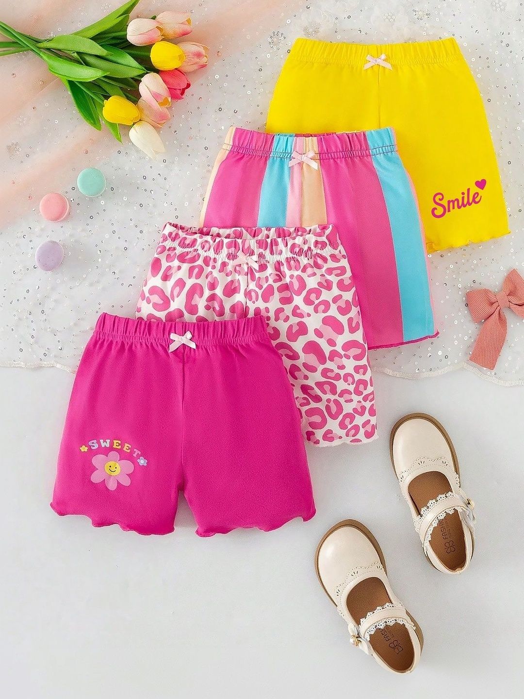 KEESOR Girls Animal Printed Shorts-image-49