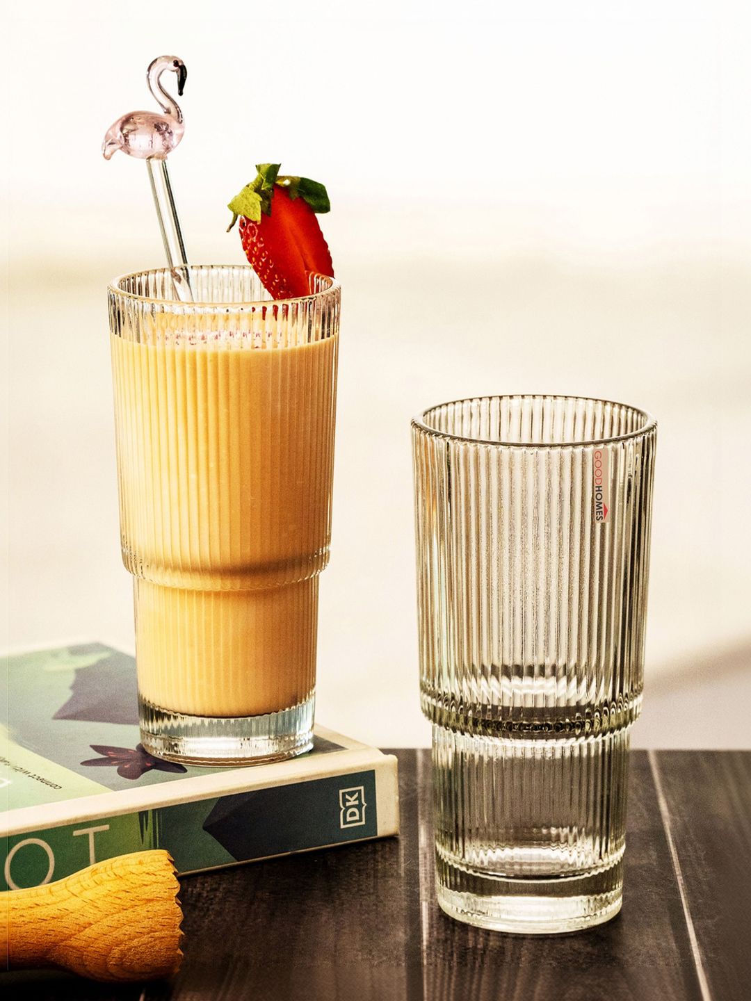 GOODHOMES Unisex Transparent Glass Water Glass-image-25