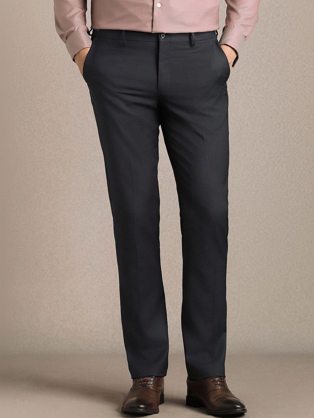 Louis Philippe Men Slim Fit Trousers-picture-34