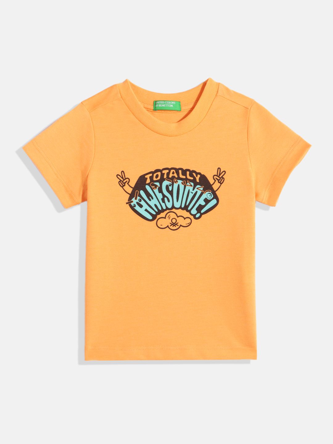 United Colors of Benetton Boys Typography Printed T-shirt-picture-45