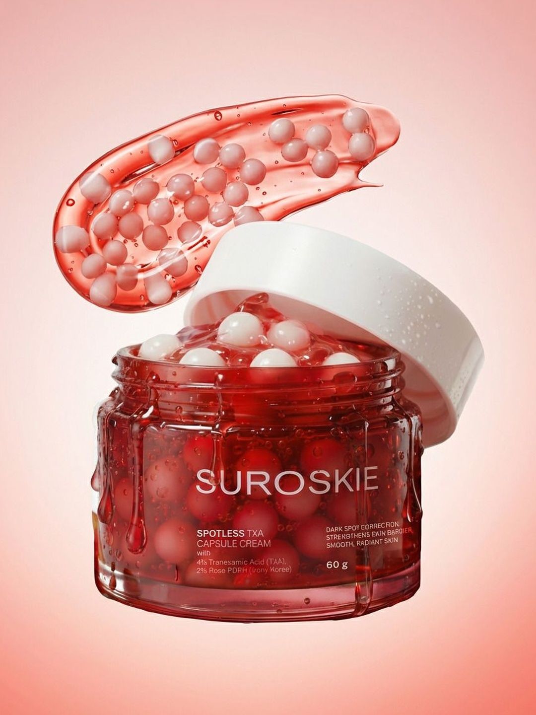 SUROSKIE Spotless TXA Capsule Cream Tranexamic (TXA) + 2% Rose PDRN (Korea) 60g-image-2