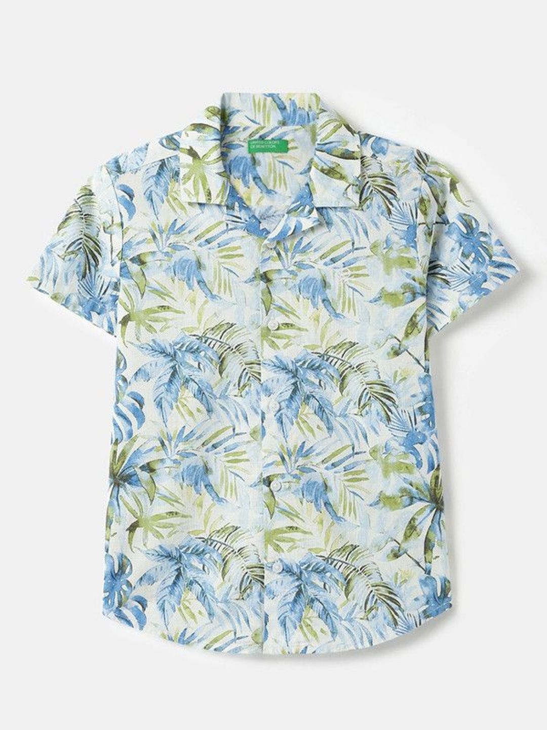 United Colors of Benetton Boys Floral Printed Casual Shirt-picture-39
