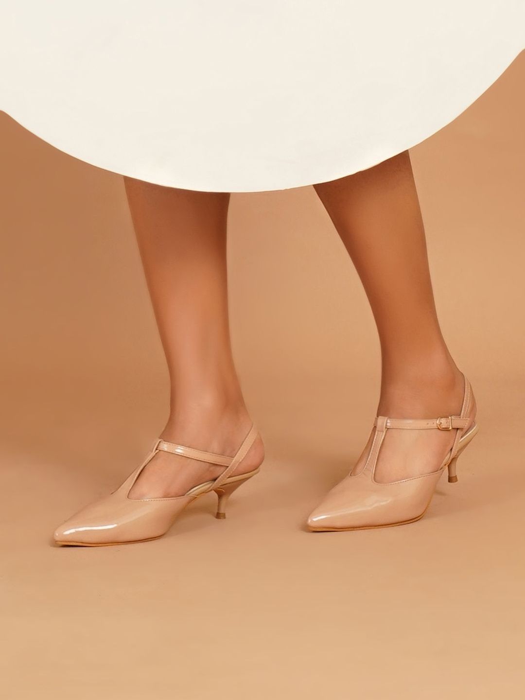 JM Looks Party Kitten Pumps with Buckles-image-43