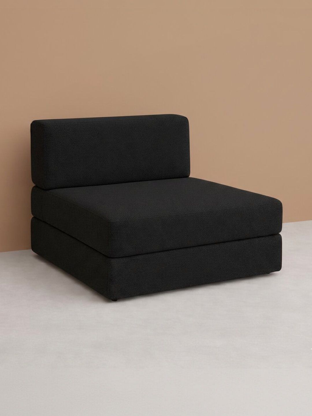 Pum Pum Black Convertible Foldable 2-Seater Sofa Cum Bed-image-24