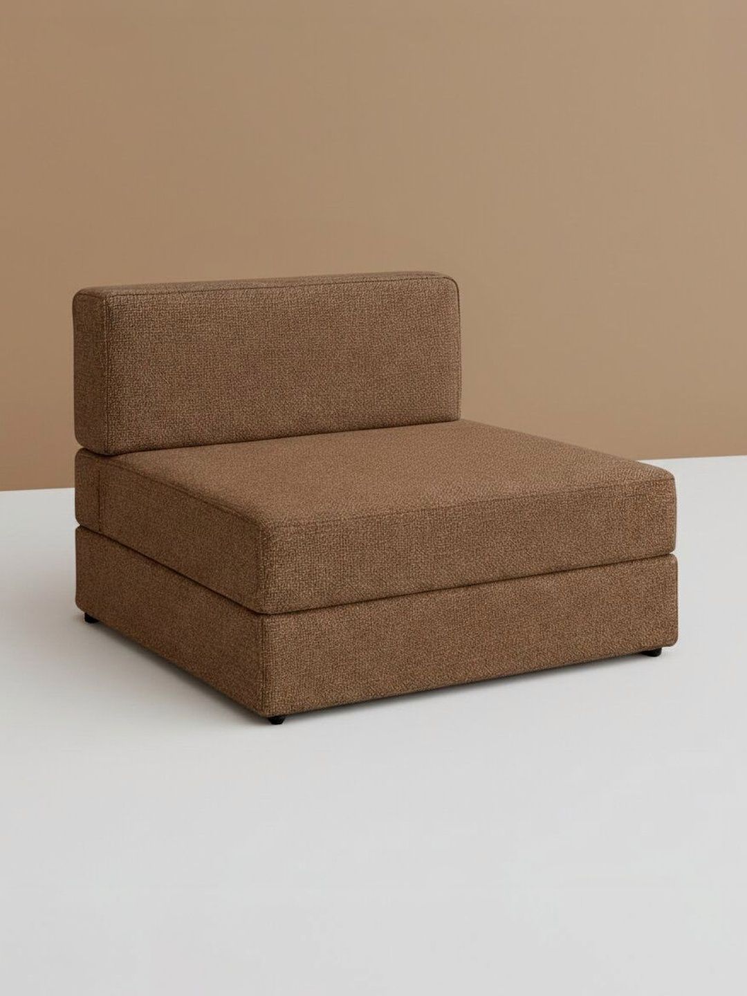Pum Pum Brown Convertible Foldable 2-Seater Sofa Cum Bed-image-40