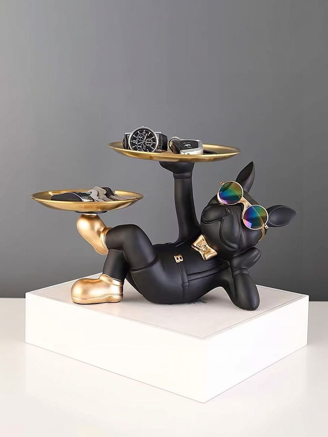 White Mango Decor Black Idol Showpiece-image-15