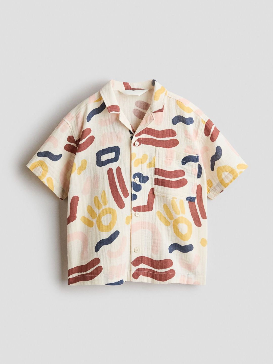 H&M Cotton muslin resort shirt