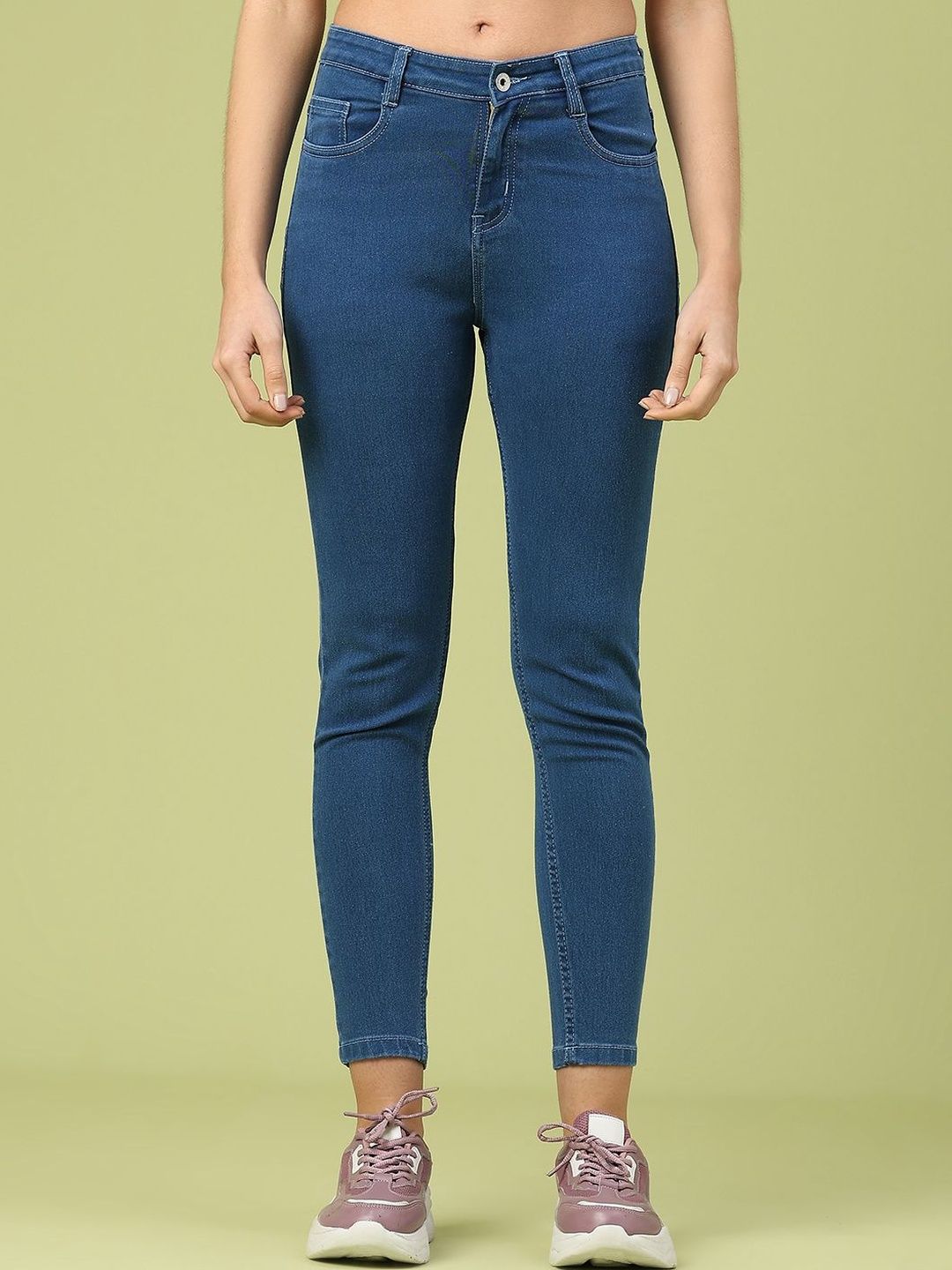 V-Mart Women Regular Fit Mid-Rise Stretchable Jeans-picture-25