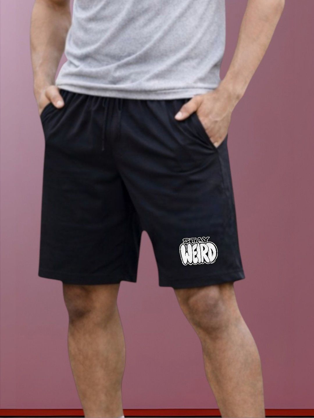 Moda Rapido Men Typography Printed Shorts-picture-41