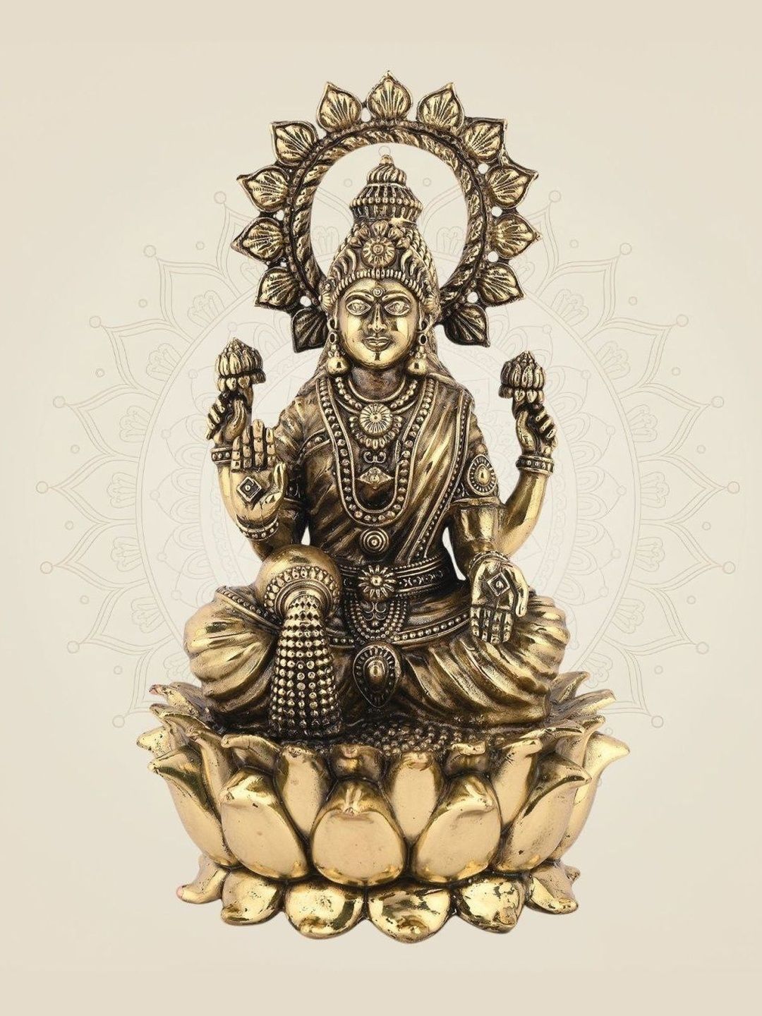 Luxeartisanship Gold-Toned Religious Idol Showpiece-picture-12