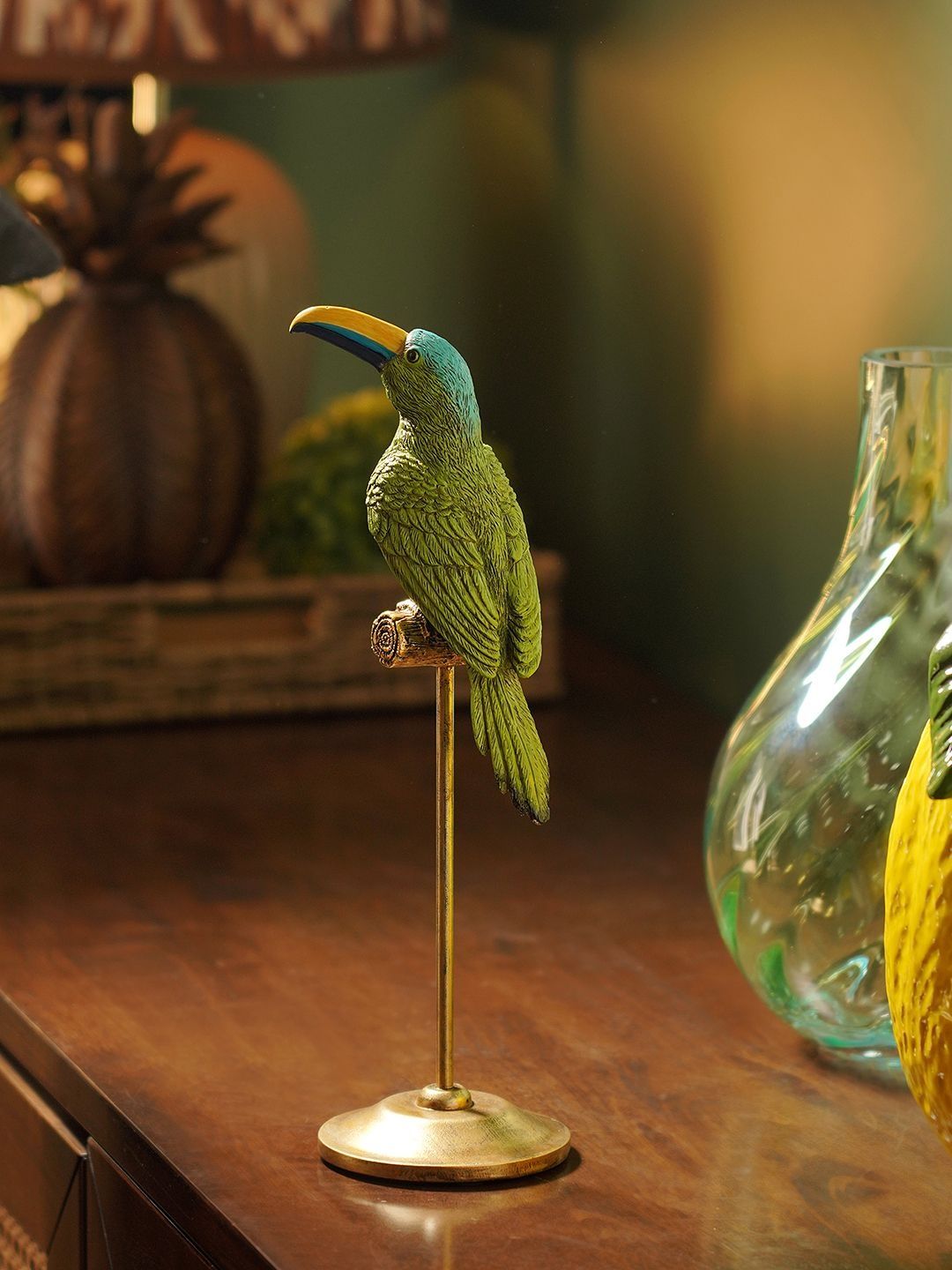 Pure Home and Living Green Figurine Showpiece-picture-30