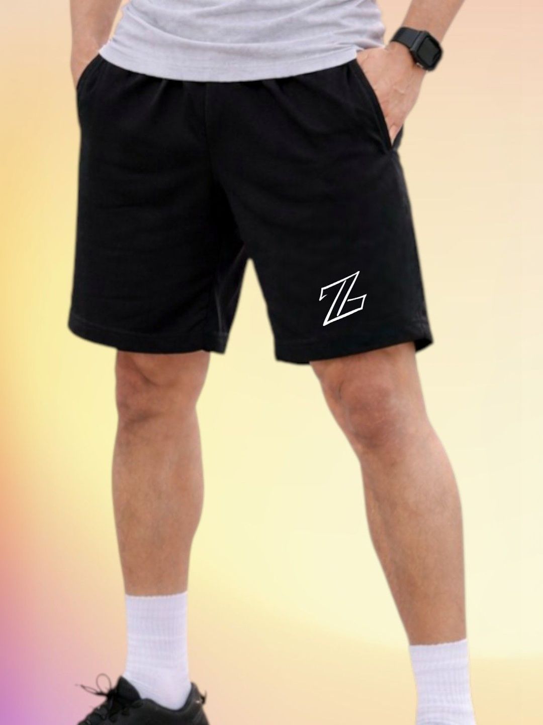 Moda Rapido Men Typography Sports Shorts-picture-16