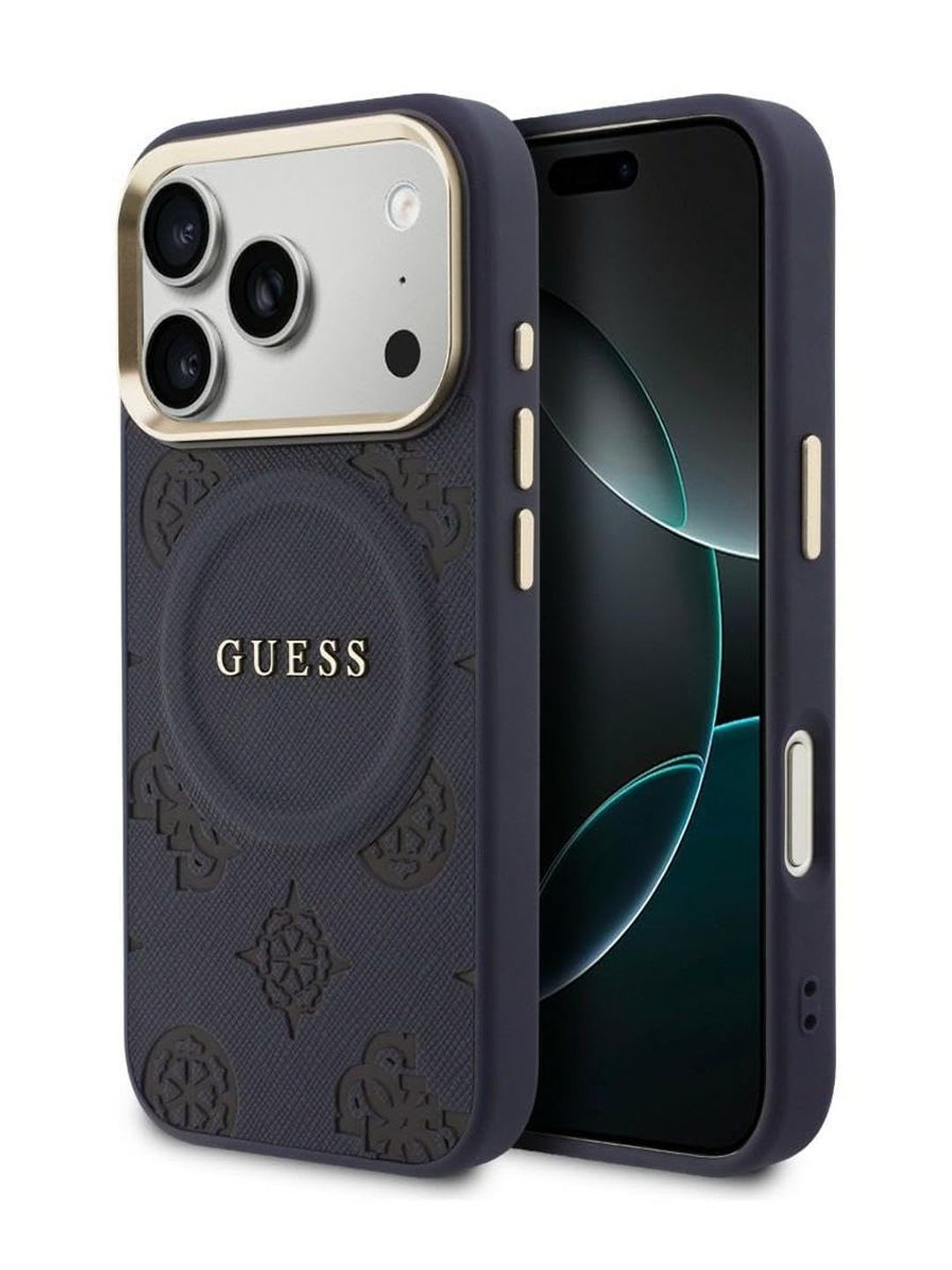 GUESS Hc Magsafe Pu W Peony Hot Stamp Iphone 17 Pro Max - Blue-image-35
