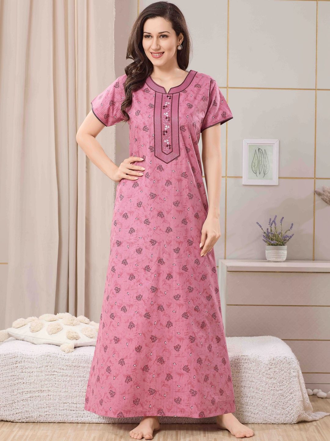 ETC Printed Maxi Nightdress-picture-25