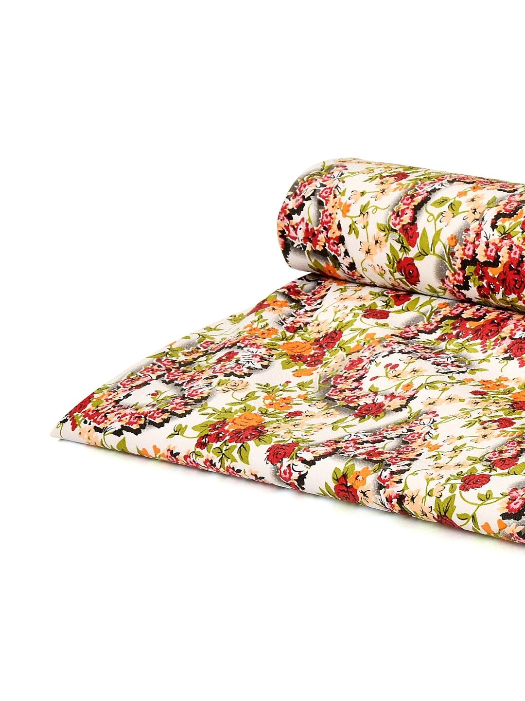 Clairs Red & Green Floral Printed Shelf Liner Organiser