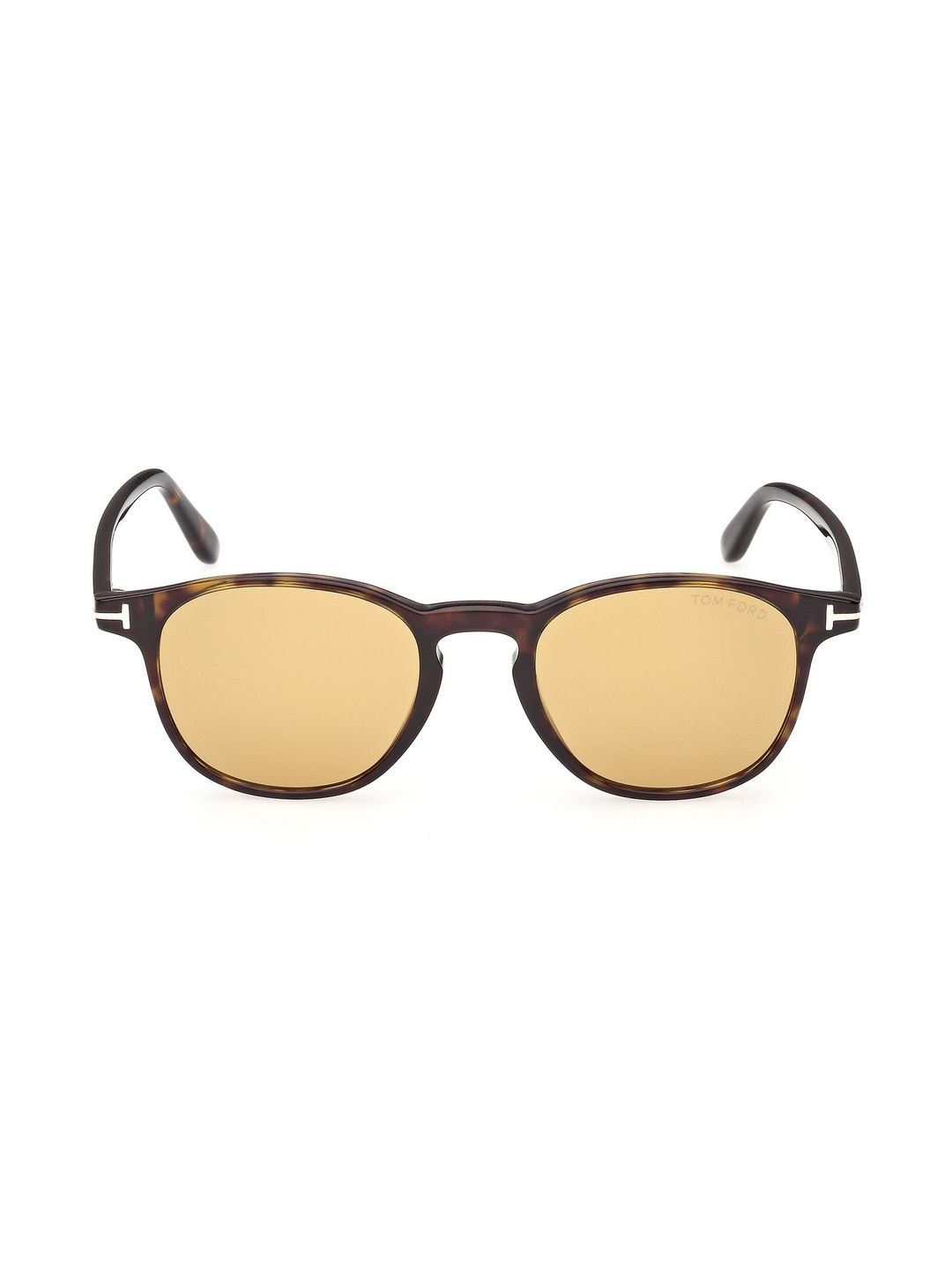Tom Ford Men Brown Lens & Brown Round Sunglasses with-image-29