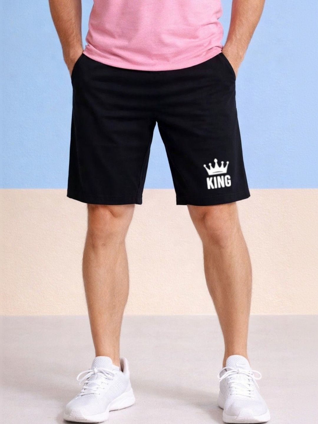 Moda Rapido Men Typography Printed Shorts-picture-18