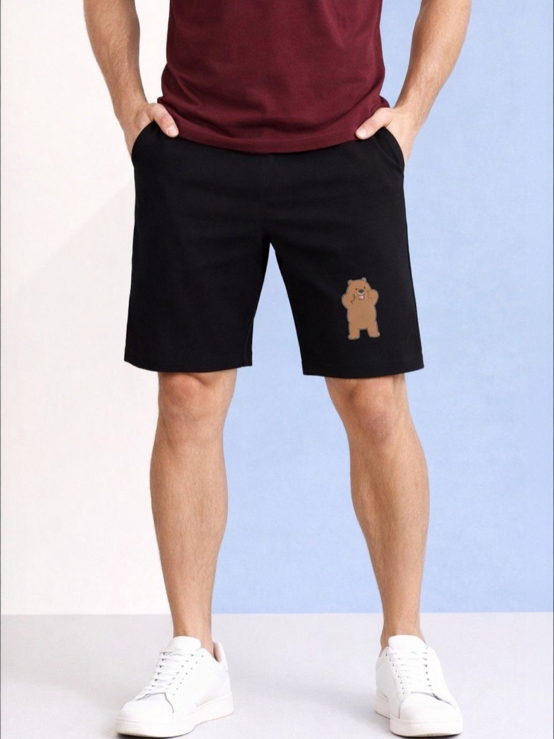 Moda Rapido Men Printed We Bare Bears Shorts-picture-19