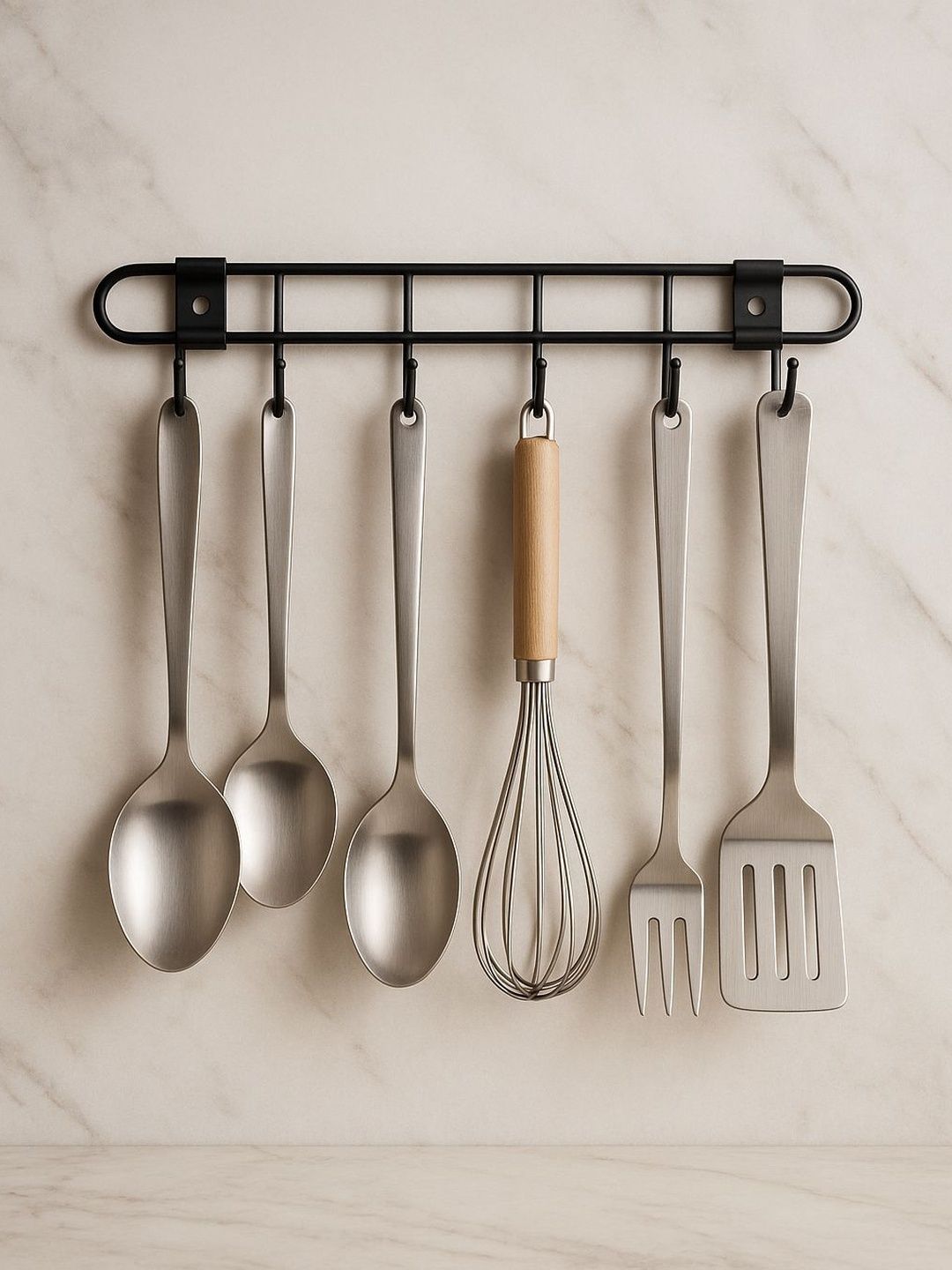 DXDT Black 6 Hook Kitchen Holder-picture-49