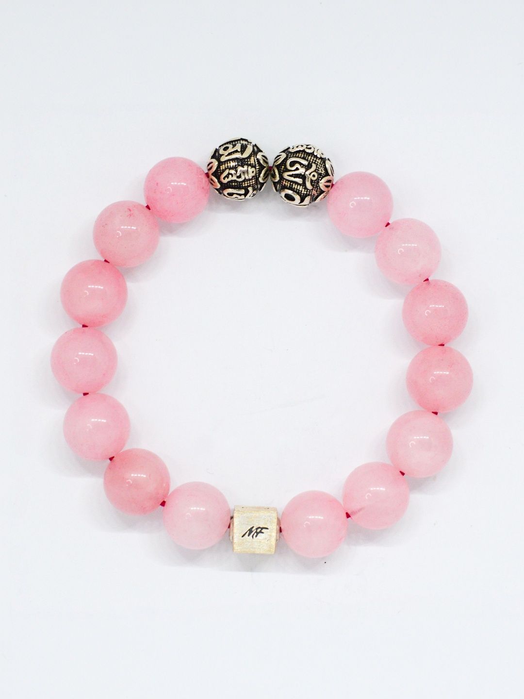 MYSTICFLAVIA Unisex Pink Sterling Silver Bracelet-image-29