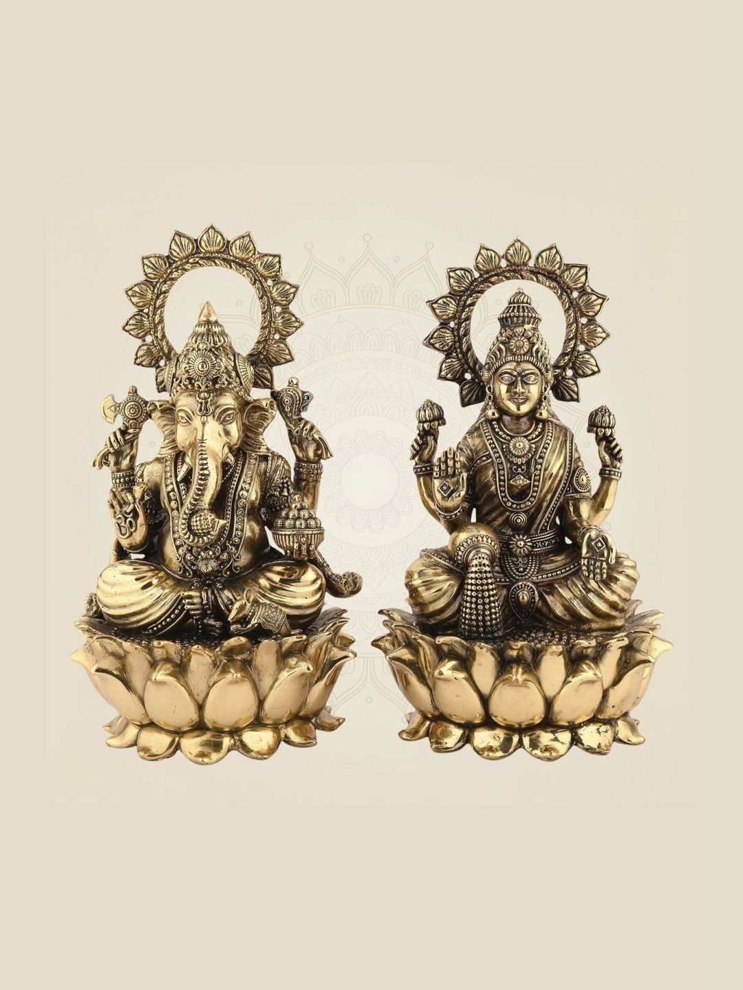 Luxeartisanship Gold-Toned Religious Idol Showpiece-picture-4