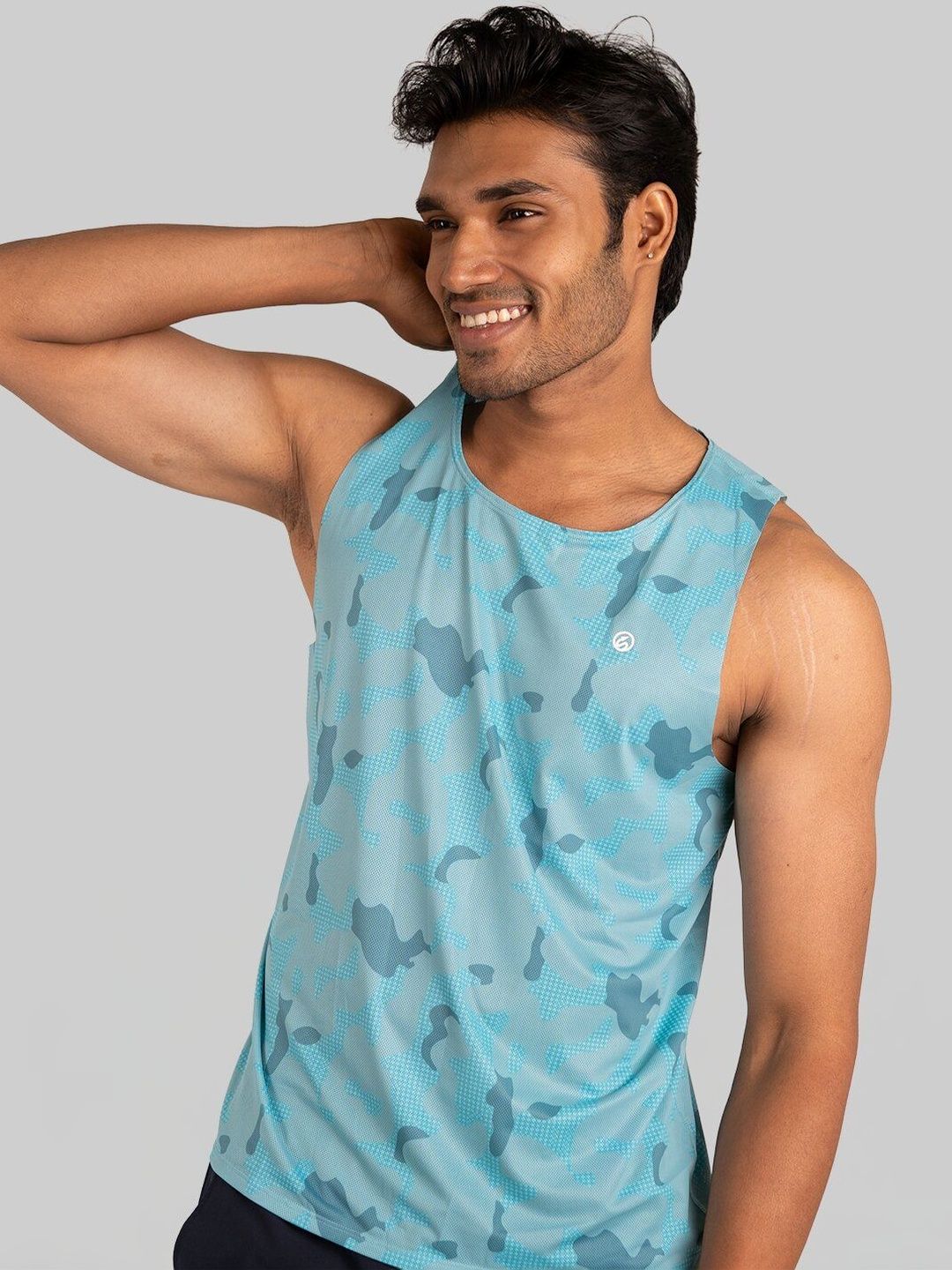 Outstride Running Printed Gym Vest-picture-16