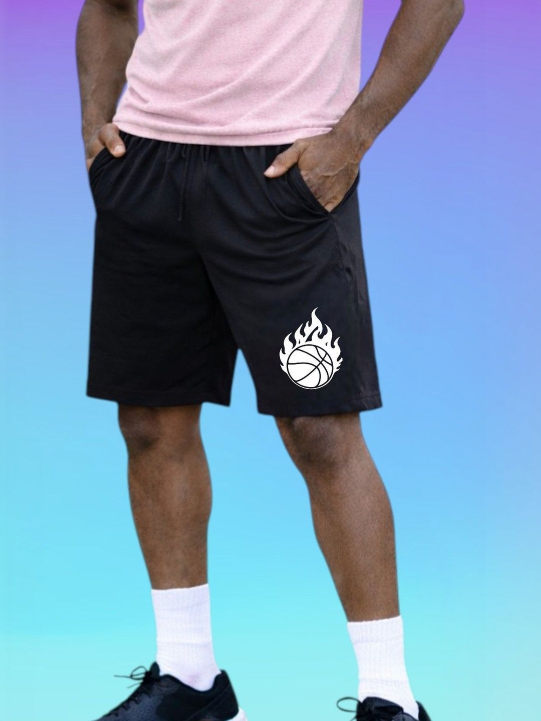 Moda Rapido Men Printed Sports Shorts-image-12