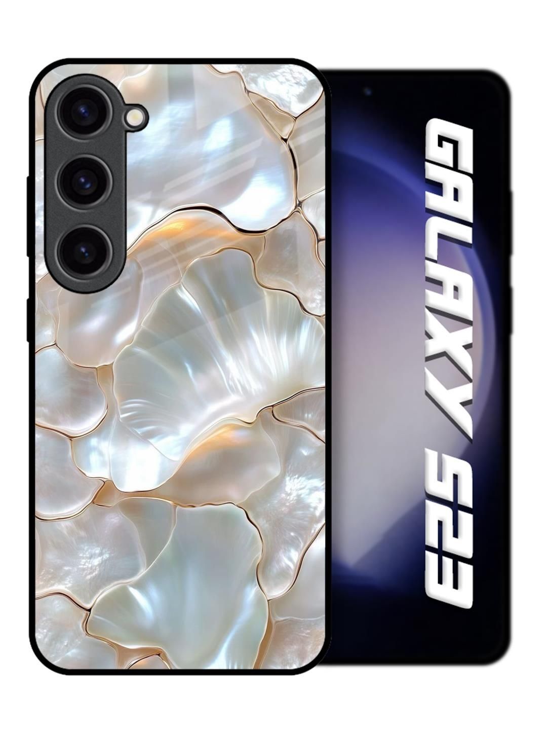 QRIOH Abstract Printed Samsung Galaxy S23 Back Case Mobile Accessories