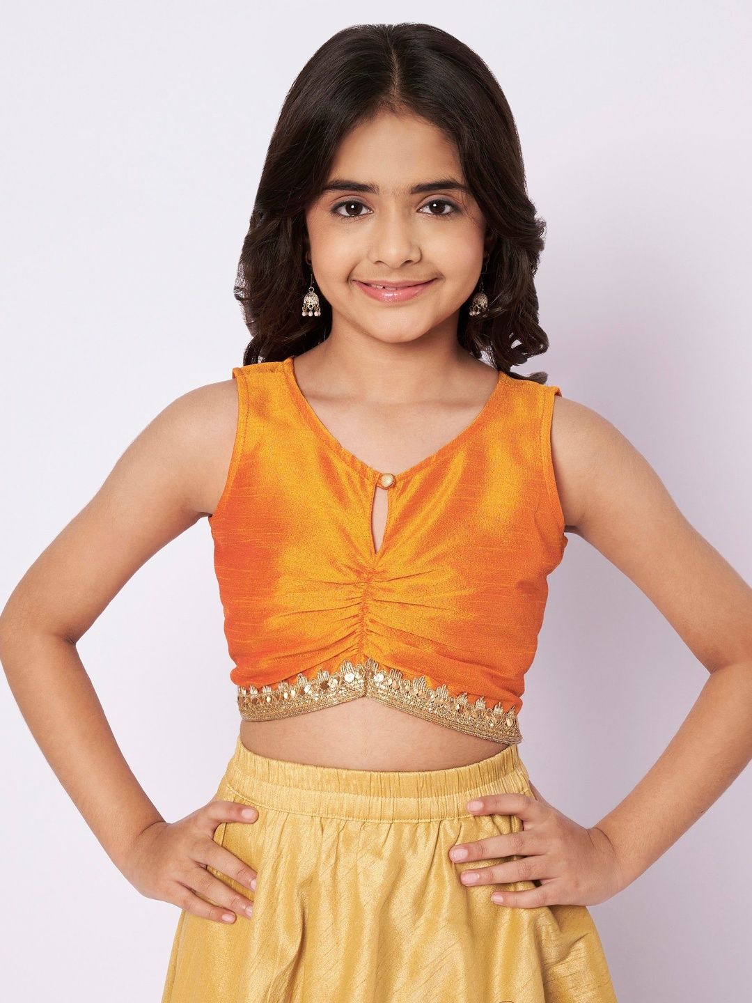 studio rasa Girls Silk Blend Tops-picture-38