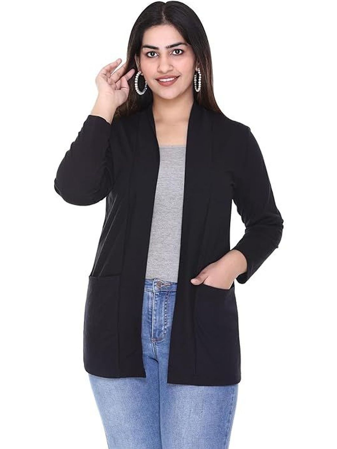 NATURE CRAFT Women Shrug-picture-36