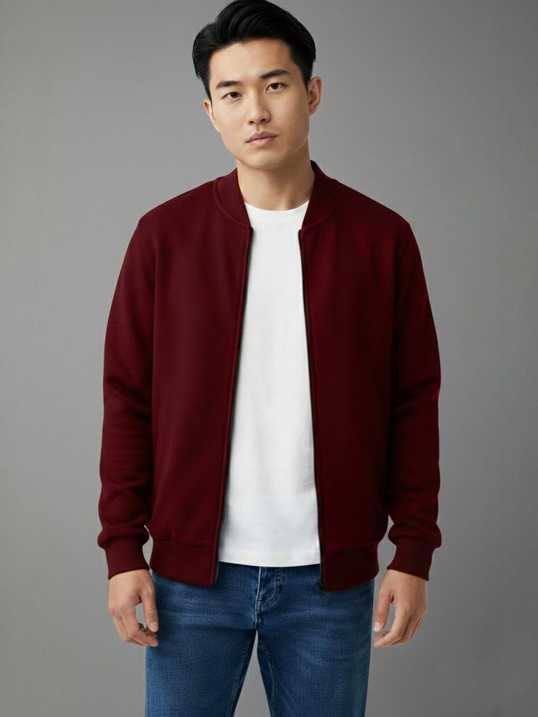 Besick Men Lightweight Bomber Jacket-image-23