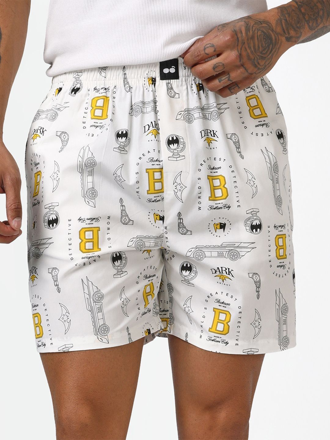 Bewakoof Printed Cotton Boxers-image-6