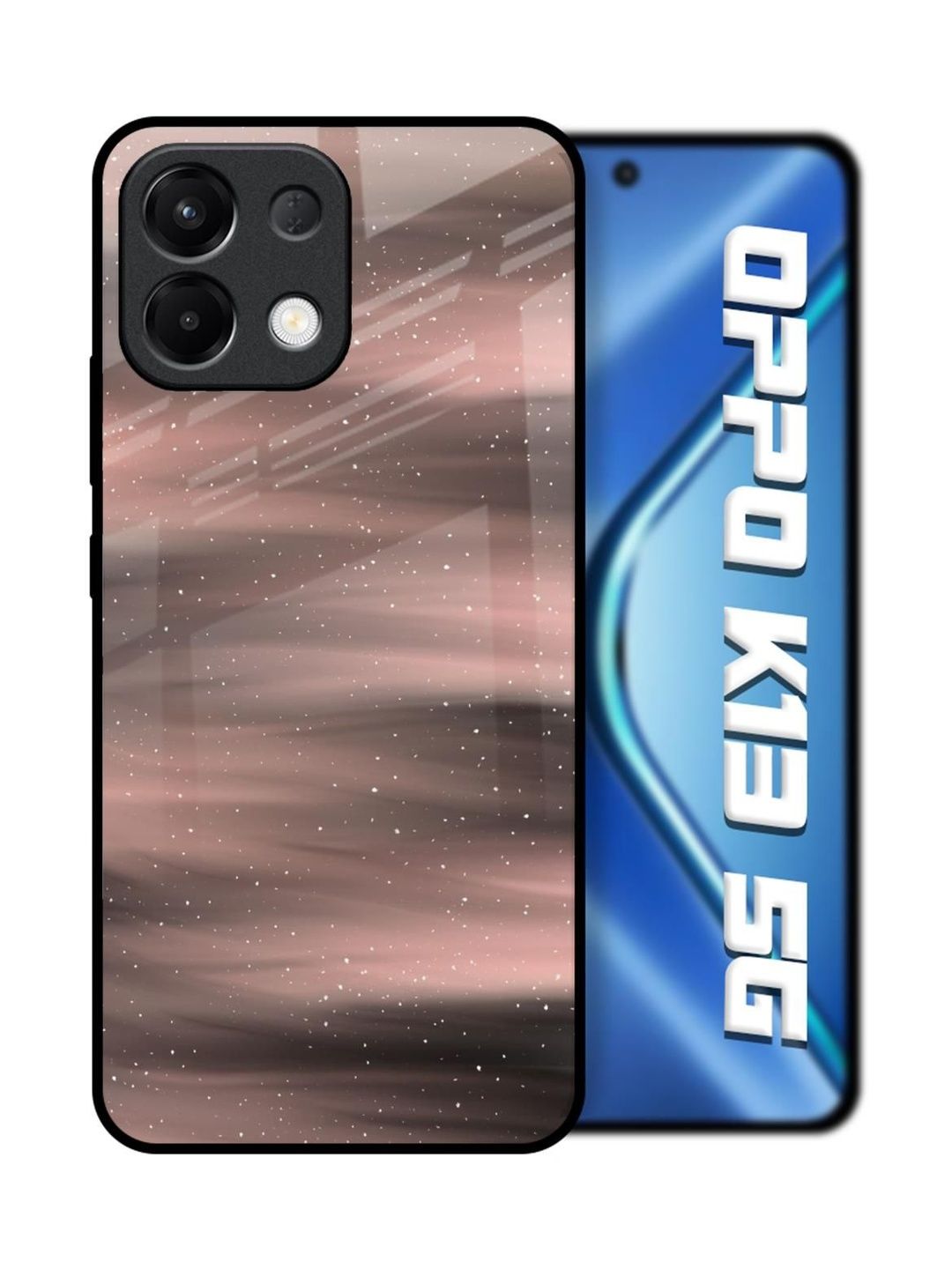 QRIOH Abstract Printed Oppo K13 5G Back Case Mobile Accessories