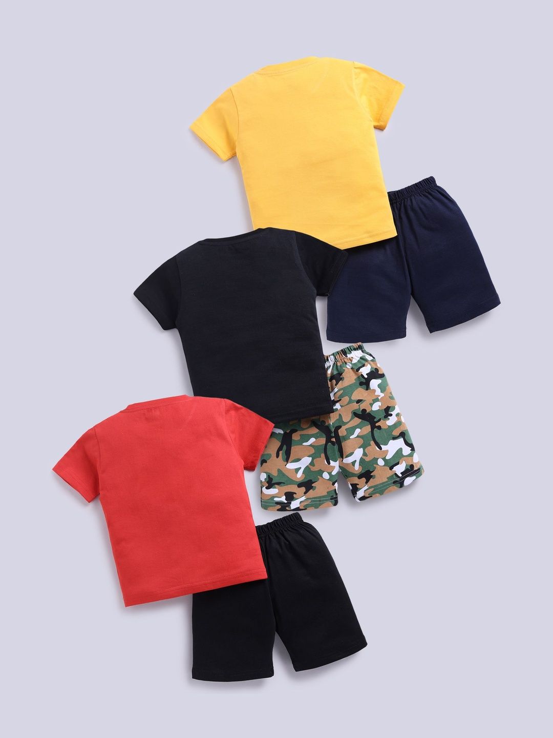 Blushh Berry Boys Printed T-shirt with Shorts