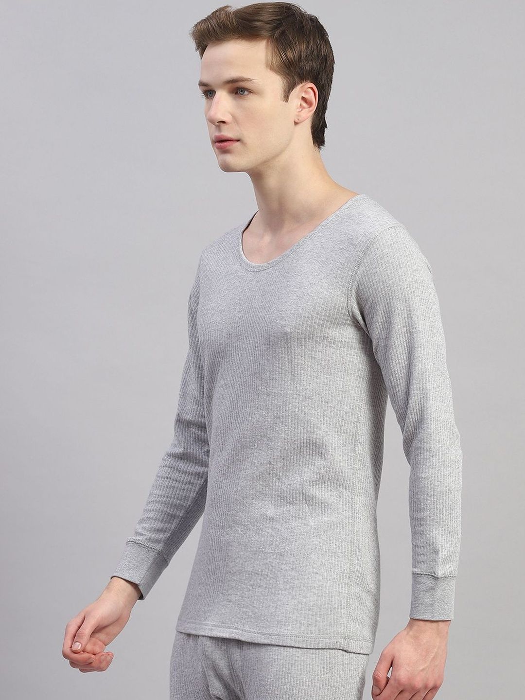 Monte Carlo Ribbed Round Neck Thermal Tops-picture-54