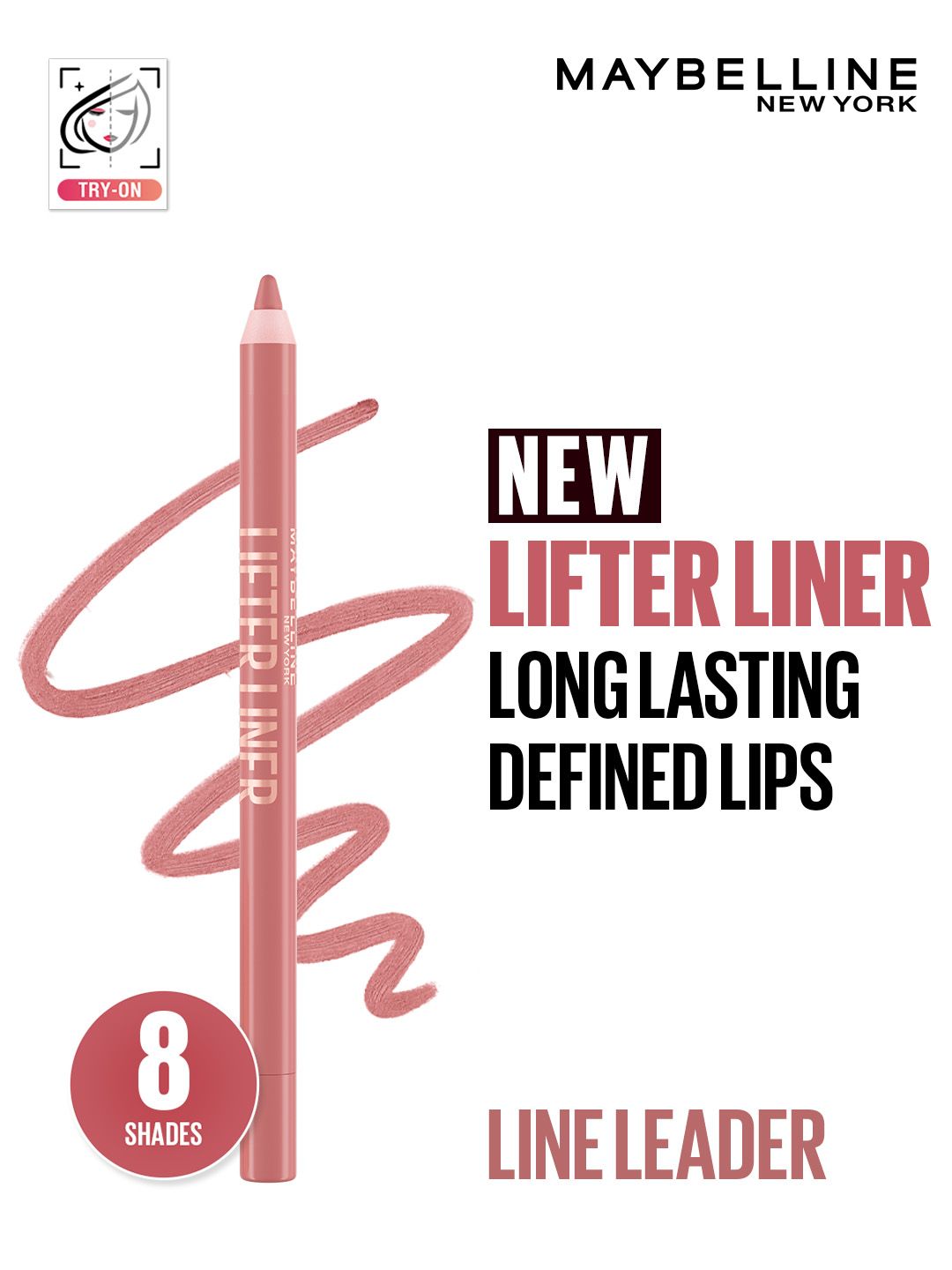 Maybelline New York Lifter Liner Lip Liner Pencil with Hyaluronic Acid - Line Leader-image-15