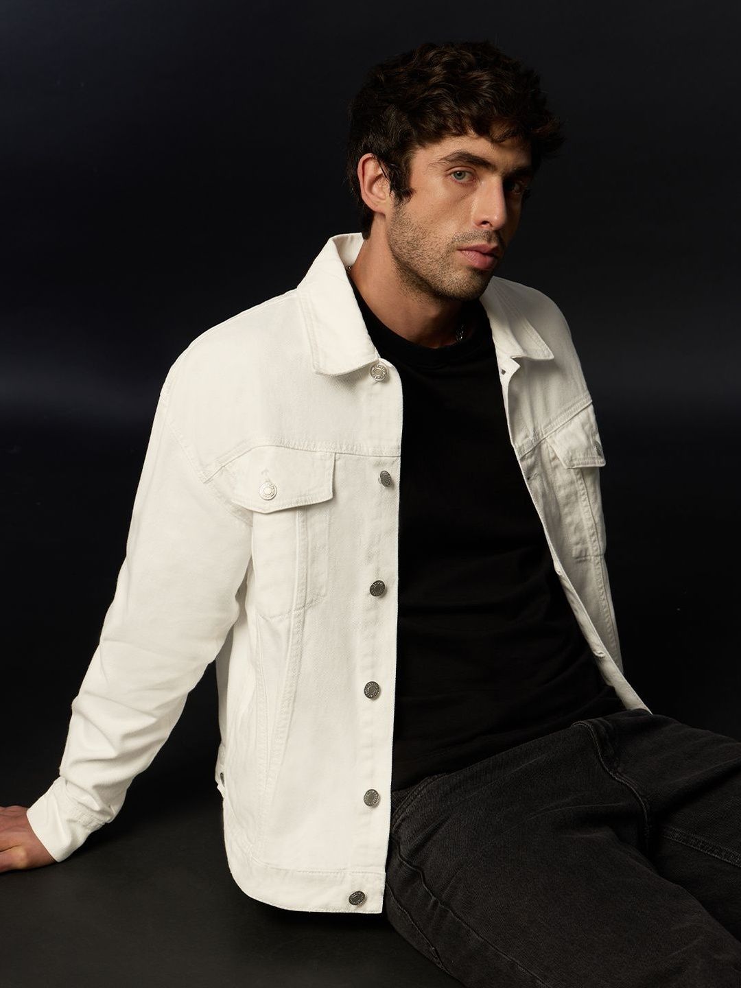 The Souled Store Men Lightweight Denim Jacket-picture-29