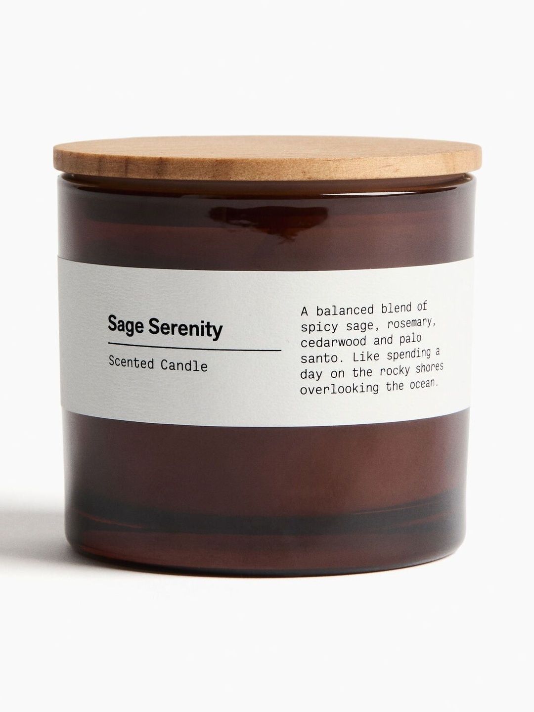 H&M Scented Candle In Glass Holder