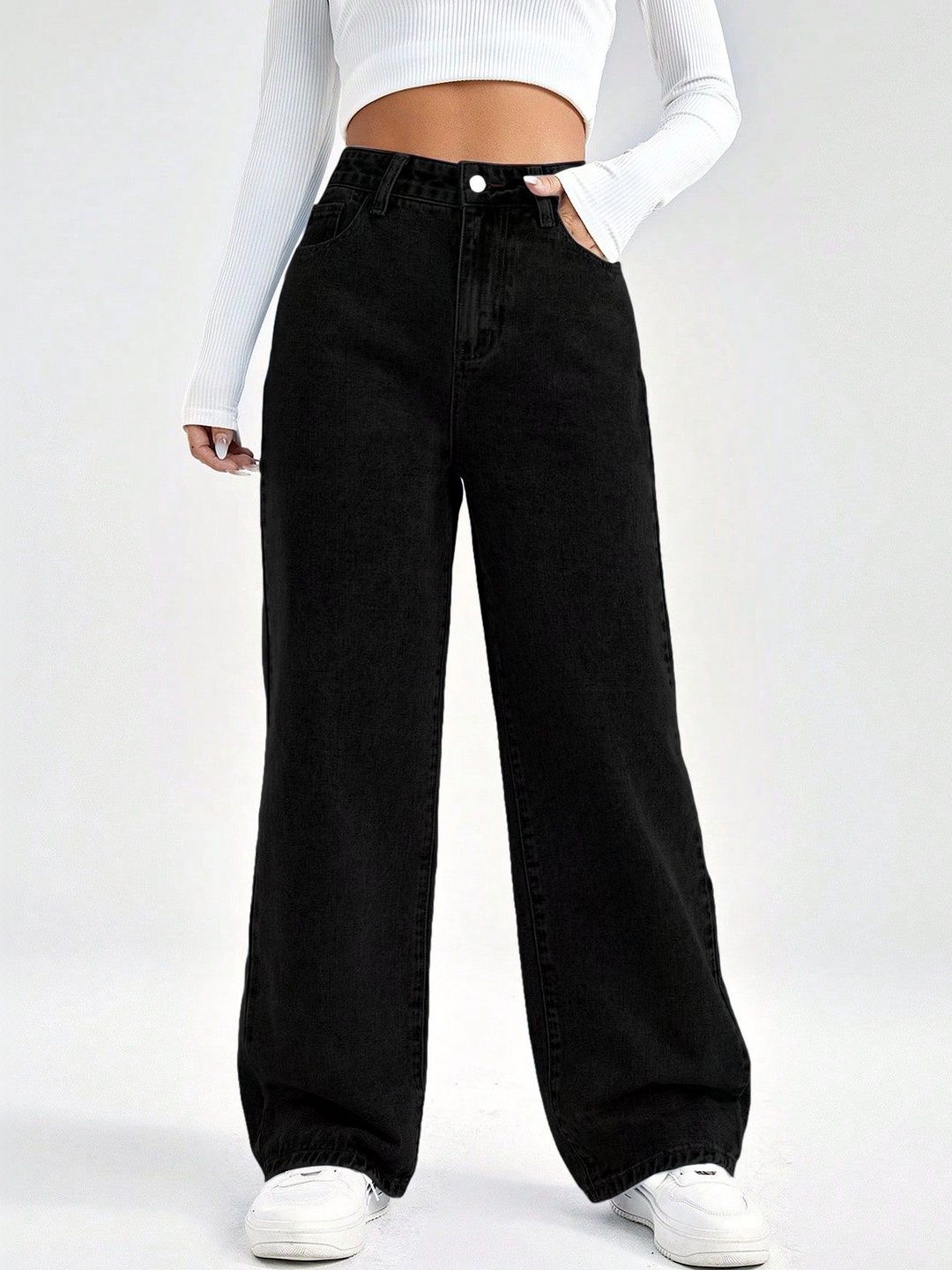 MULVARI Women Wide Leg High-Rise Jeans-picture-23