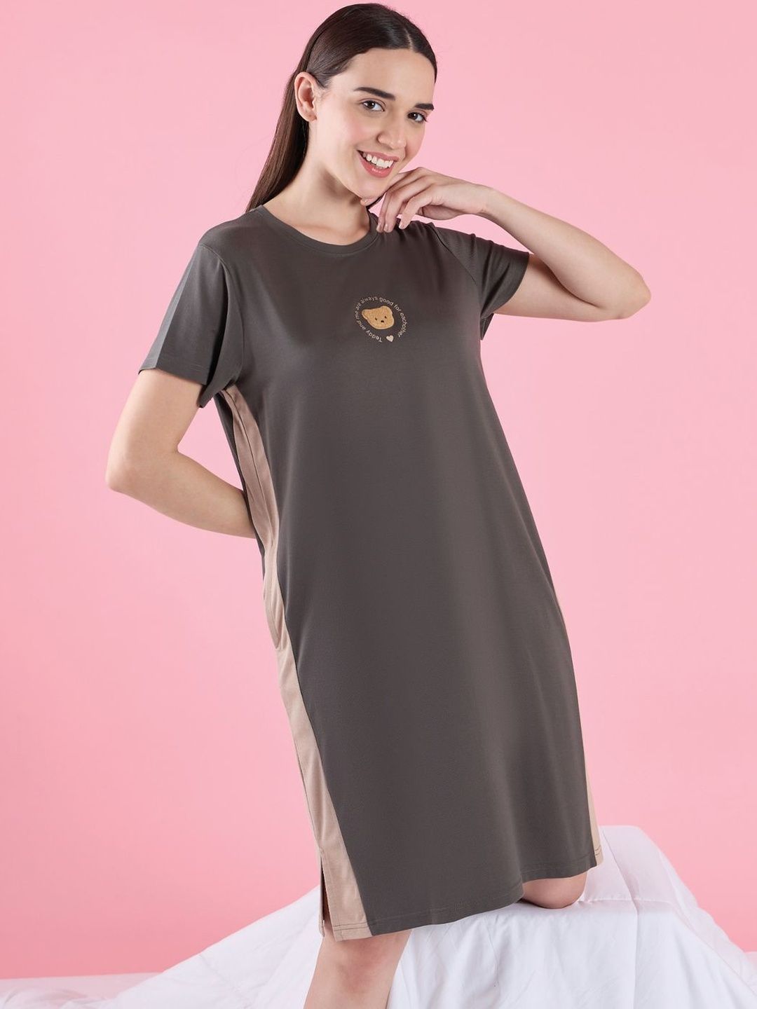 Sweet Dreams Printed Nightdress-picture-10
