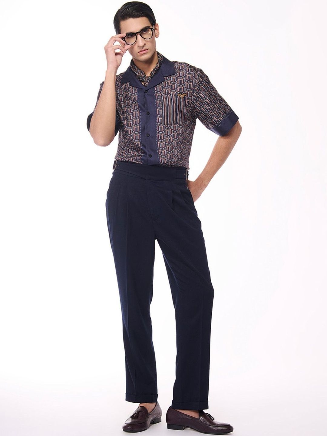 S&N by Shantnu Nikhil Men Classic Slim Fit Printed Casual Shirt-image-45