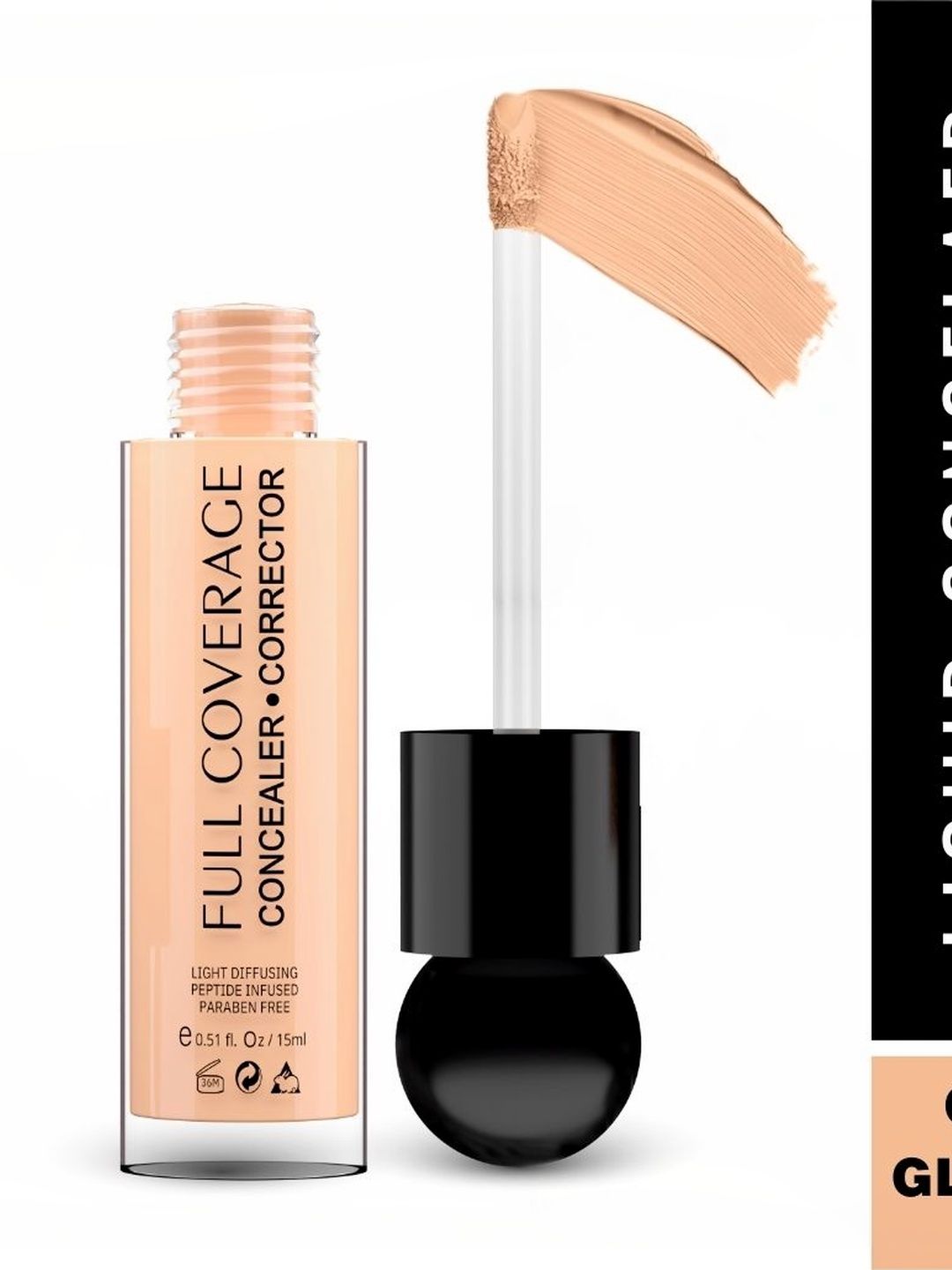 METABU Long Lasting Liquid Concealer - 15 ml - Glow 01-image-13