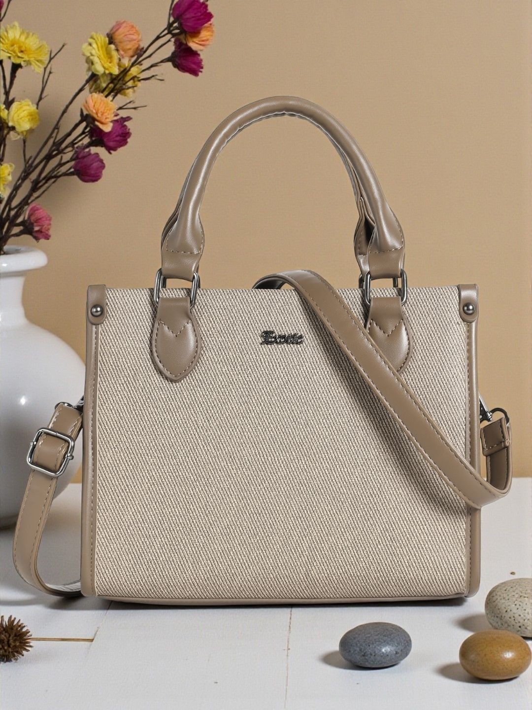 Exotic Textured Structured Handheld Bag