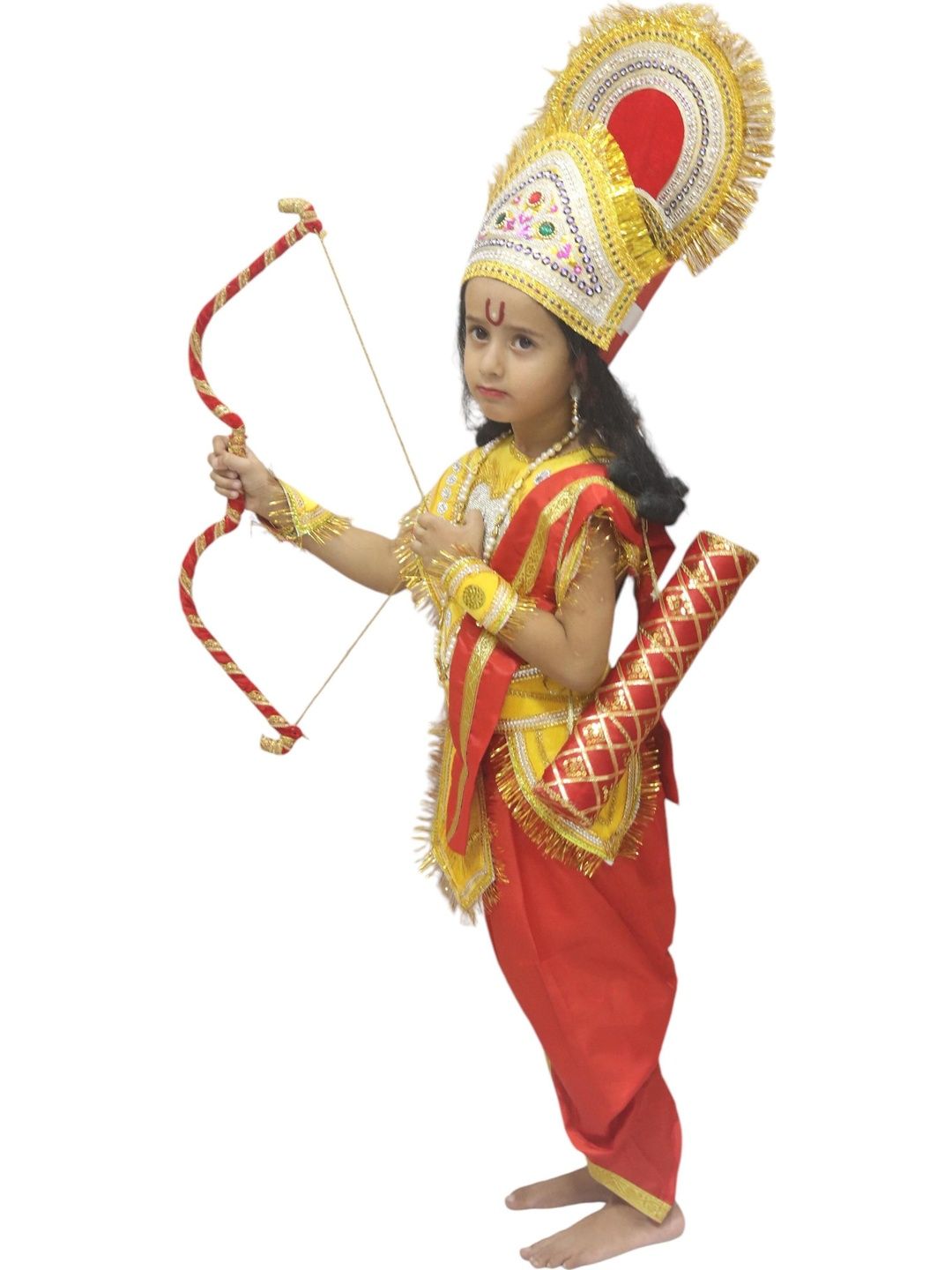 TWINKLE TOTS Unisex Kids Embellished Top with Dhoti Pants-image-0