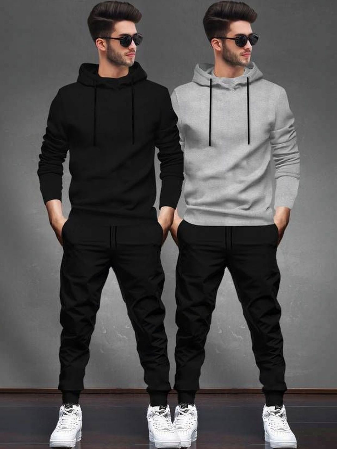 BLIVE Pack Of 2 Printed Hooded Tracksuits-picture-43