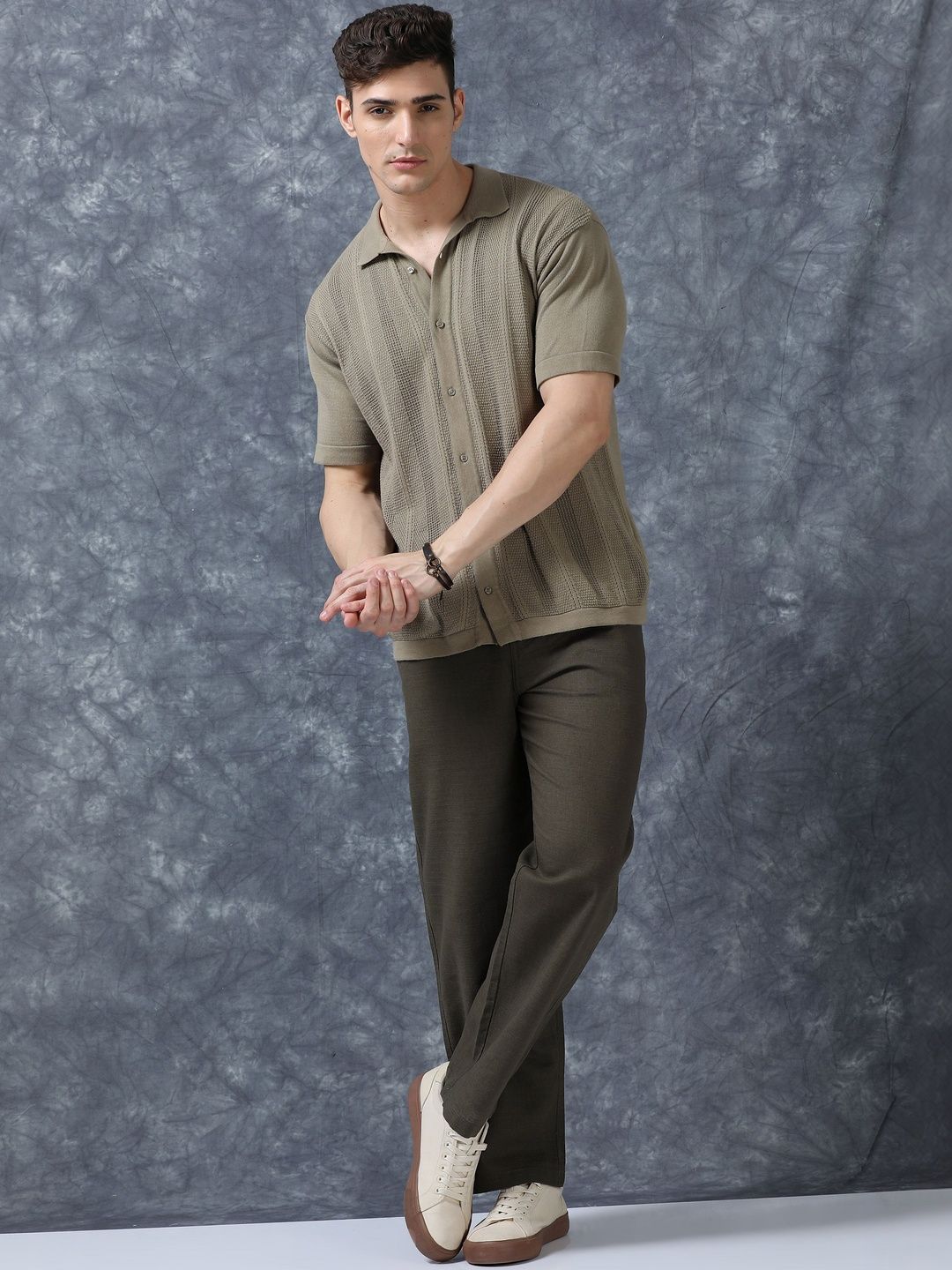 The Roadster Lifestyle Co Men Relaxed Fit Trousers-picture-56