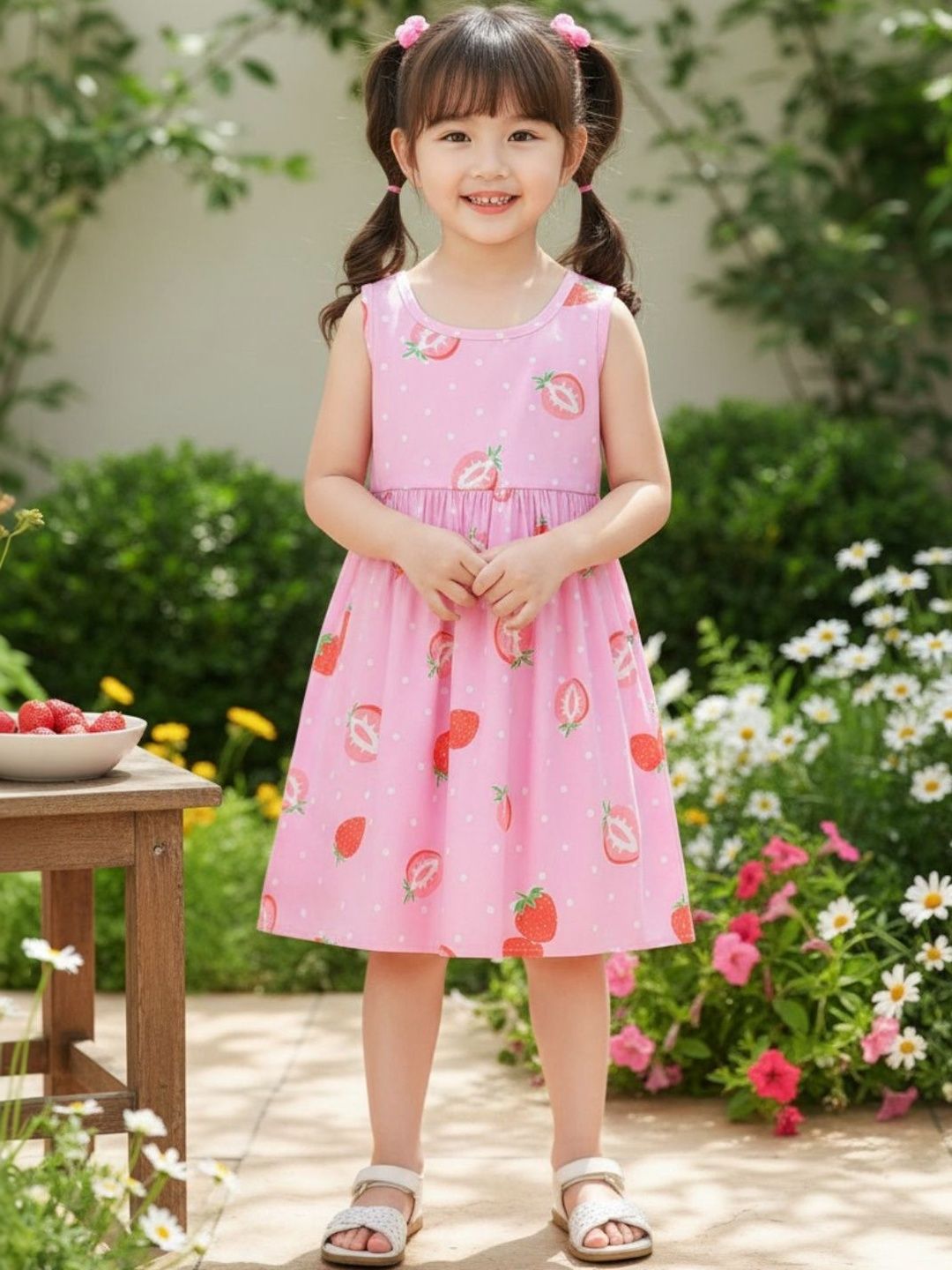 TotzTouch Floral Print Fit & Flare Dress-image-43
