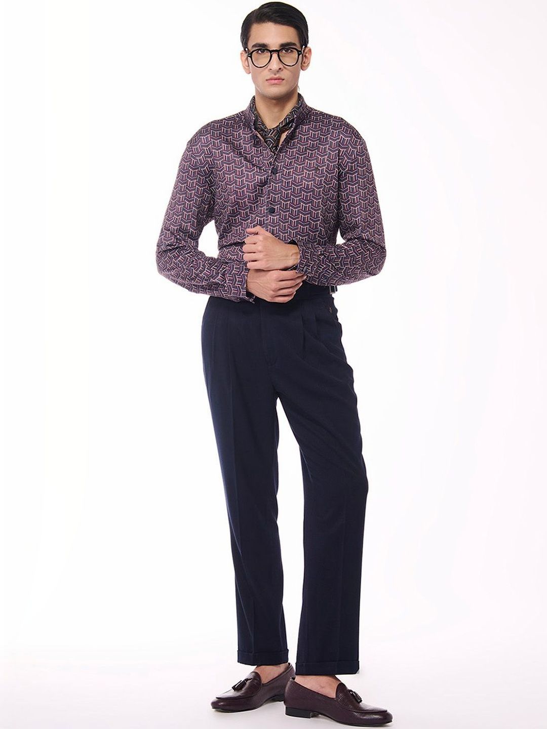 S&N by Shantnu Nikhil Men Classic Slim Fit Printed Casual Shirt-picture-29